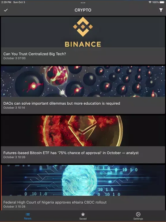 Brevy — bitcoin and forex news iPad  Ekran Görüntüleri