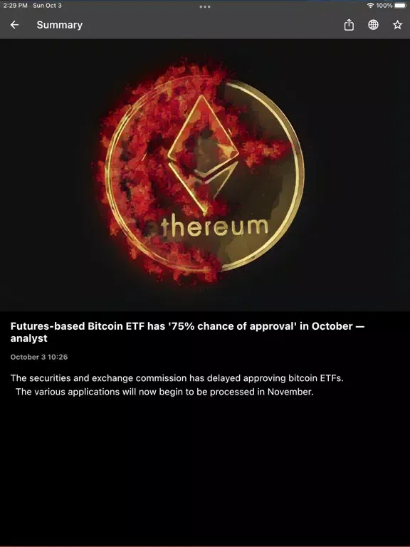Brevy — bitcoin and forex news iPad  Ekran Görüntüleri