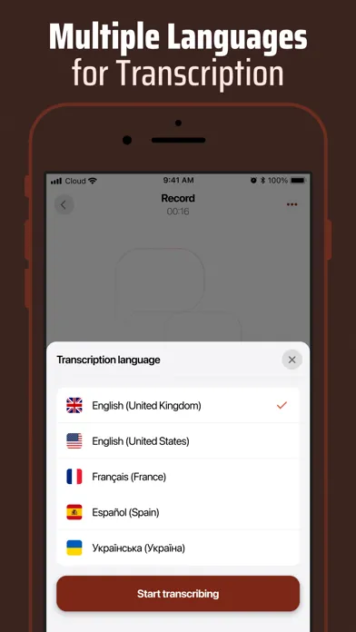 Voice Memo & Transcribe应用截图