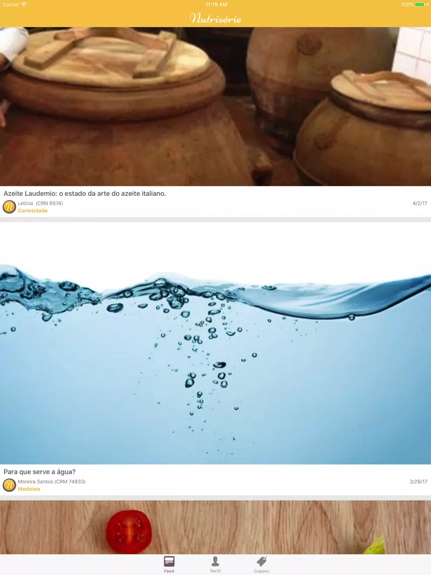 Nutriserie iPad  سکرین شاٹس