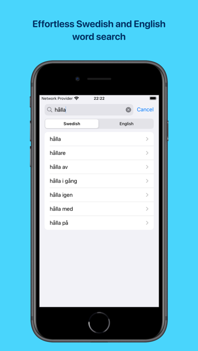 Swedish Dictionary Screenshots