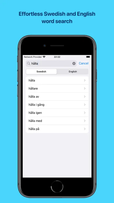 Screenshot di Swedish Dictionary