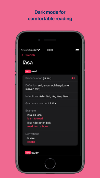 Swedish Dictionary Screenshots