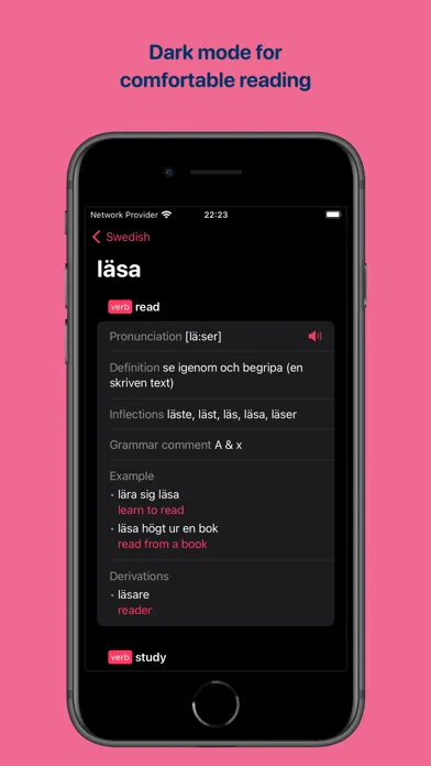 Screenshot di Swedish Dictionary