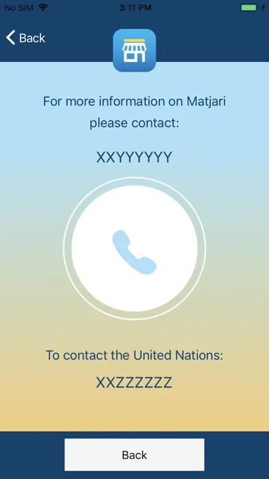 Screenshot di Matjari WFP