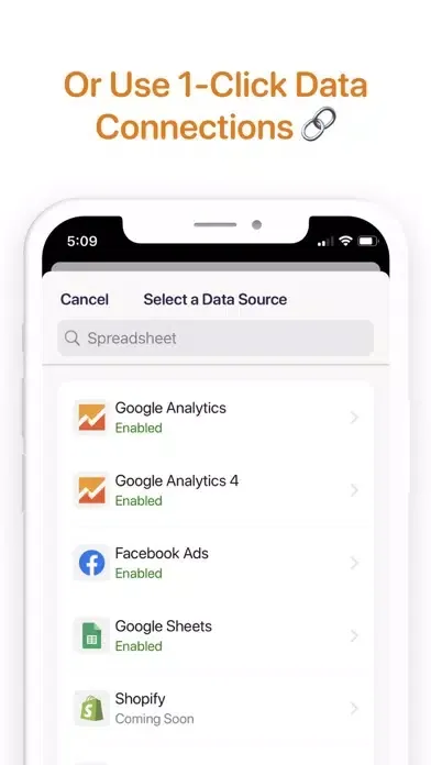 Tangkapan layar Datapad - KPIs in Your Pocket