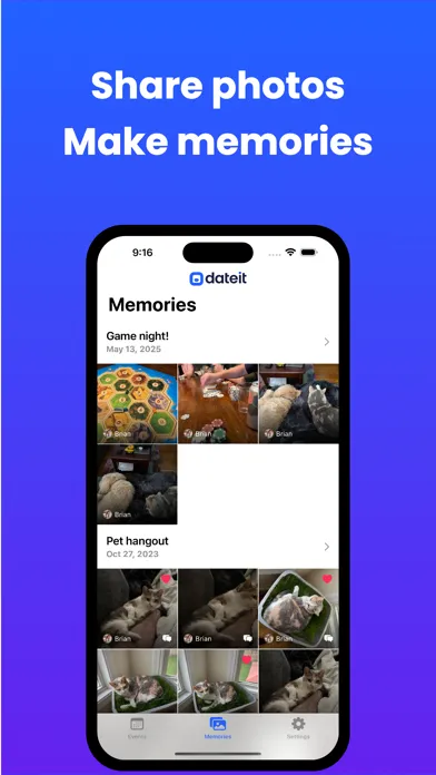 dateit: RSVP and Invitations應用截圖