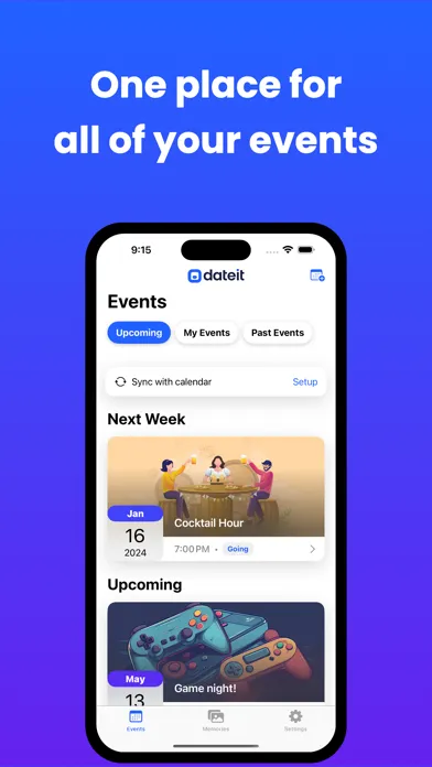 dateit: RSVP and Invitations應用截圖