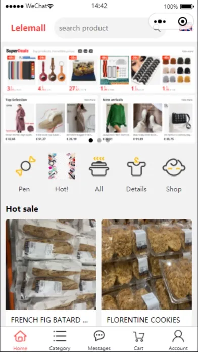ภาพหน้าจอของ 乐乐买(Lelemall)