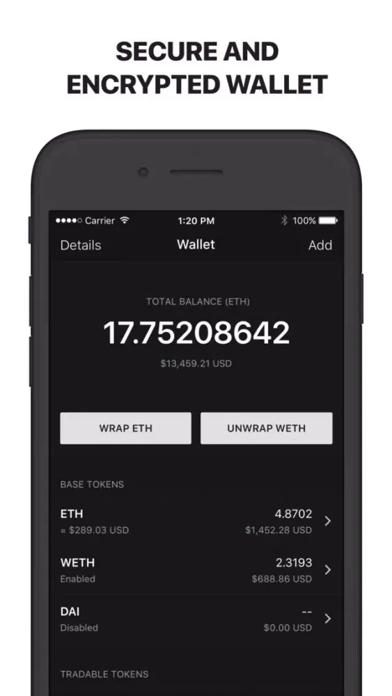DDEX - Decentralized Exchange স্ক্রিনশট