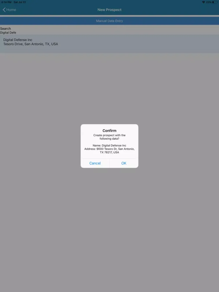 DDI-eProspector iPad  स्क्रीनशॉट