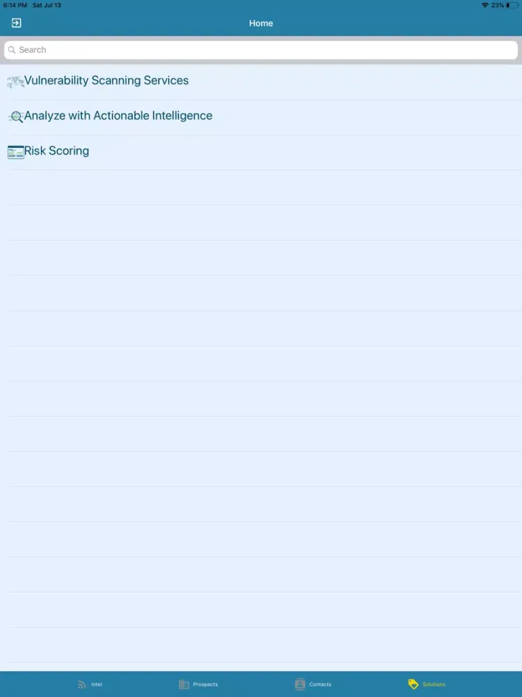 DDI-eProspector iPad  स्क्रीनशॉट