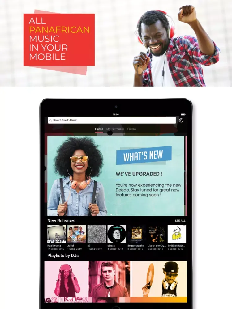 Deedo - Pan African Music iPad  স্ক্রিনশট