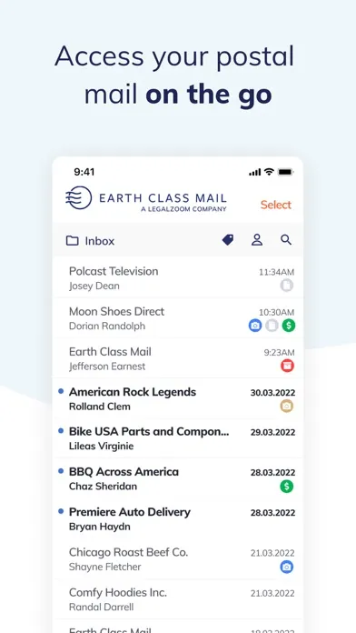 Ảnh chụp màn hình của Earth Class Mail: Mailbox Scan