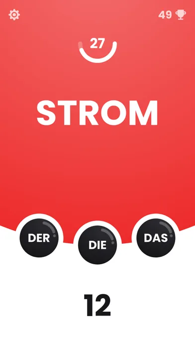 Zrzuty ekranu Der Die Das - Word Quiz