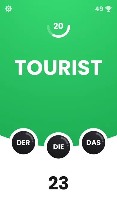 Zrzuty ekranu Der Die Das - Word Quiz