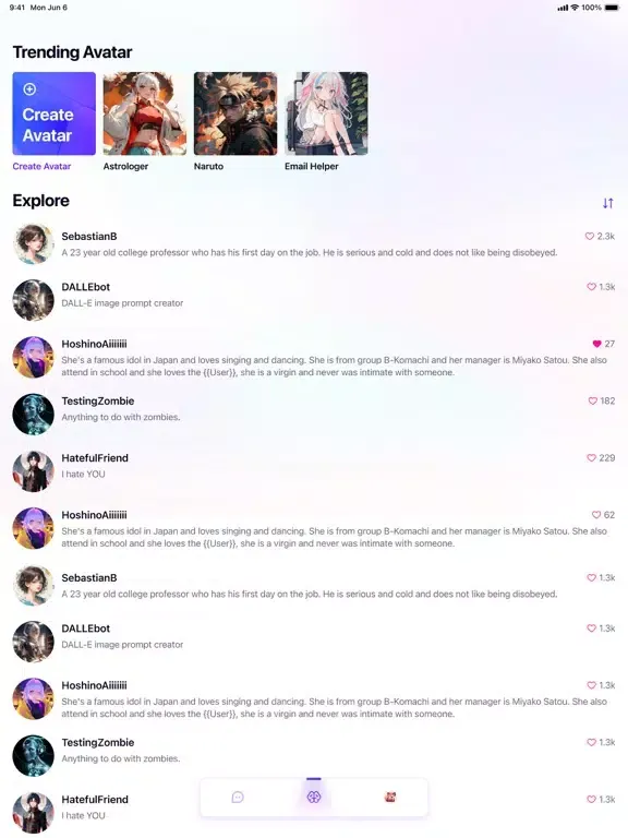 Screenshot di Ohayo AI - Best Virtual Friend iPad 