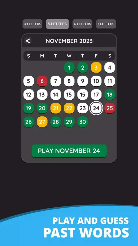 Screenshot di Wordling: Daily Word Challenge