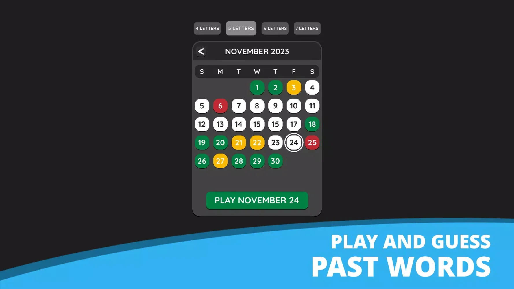 Screenshot di Wordling: Daily Word Challenge
