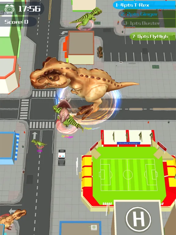 Dinosaur.io Jurassic Dino iPad  Screenshots