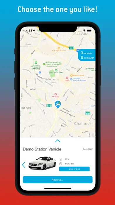 Capturas de pantalla de Erica CarSharing