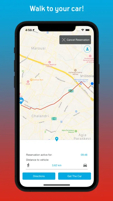 Capturas de pantalla de Erica CarSharing