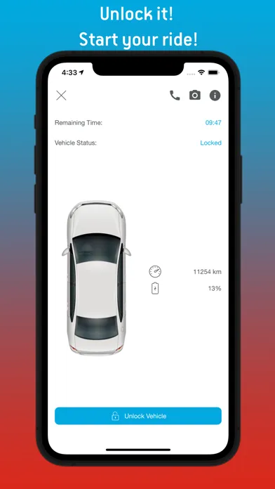 Capturas de pantalla de Erica CarSharing