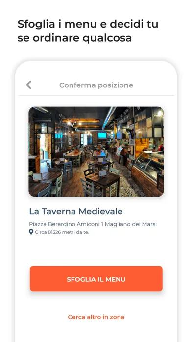 Capturas de pantalla de Dishup: ordina al ristorante