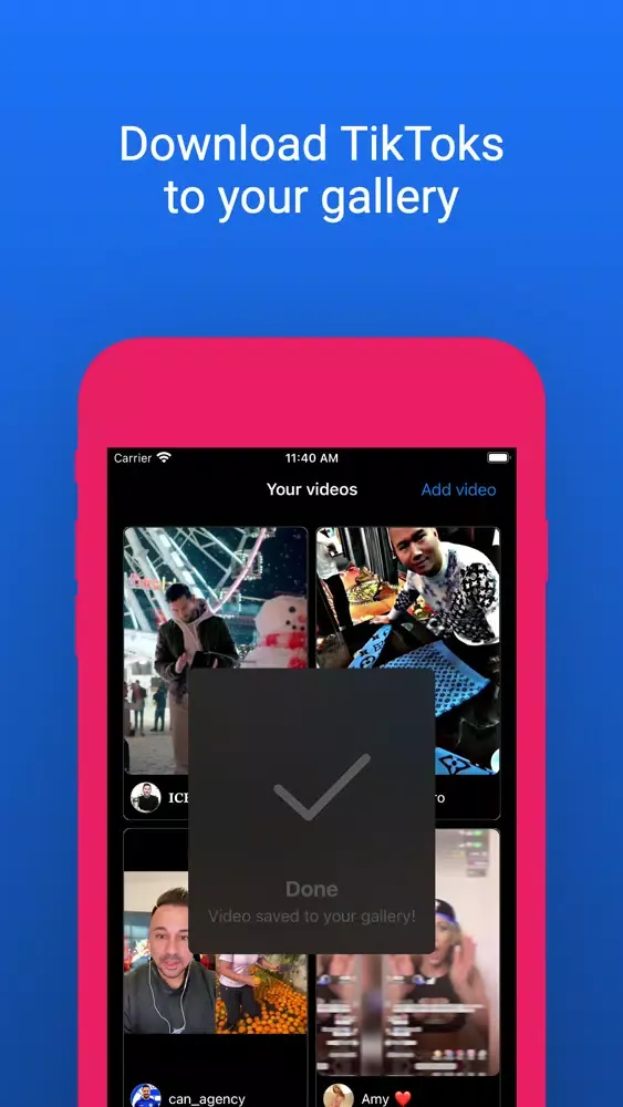 TikDL - Save TikTok Videos Screenshots