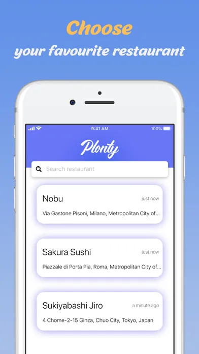Plonty - Sushi order tracker Ekran Görüntüleri