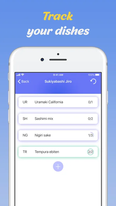 Plonty - Sushi order tracker Ekran Görüntüleri