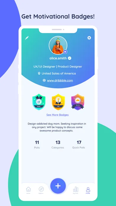 Dzain: Your Design Polling App Ekran Görüntüleri