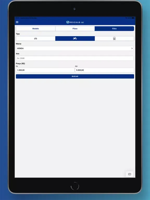 Veiculo Ai iPad  स्क्रीनशॉट