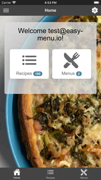 Tangkapan layar EasyMenu Meal Planner 3