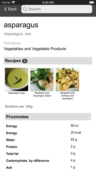 Tangkapan layar EasyMenu Meal Planner 3