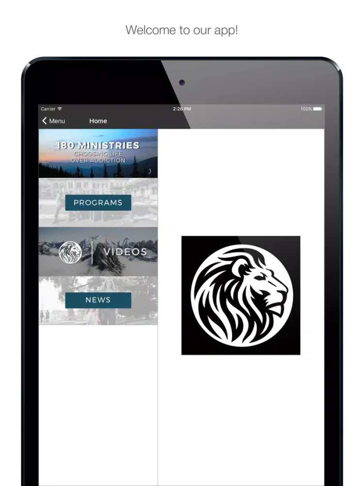 180 Ministries iPad  Screenshots