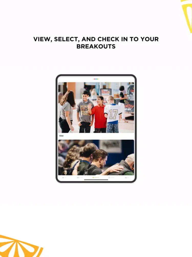 Capturas de tela do Christ Fellowship Conference iPad 