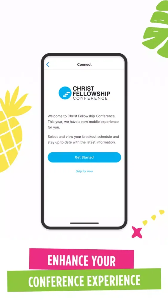 Capturas de tela do Christ Fellowship Conference