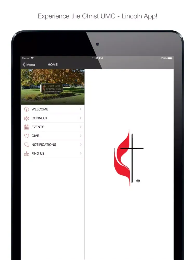 Christ UMC - Lincoln iPad 应用截图