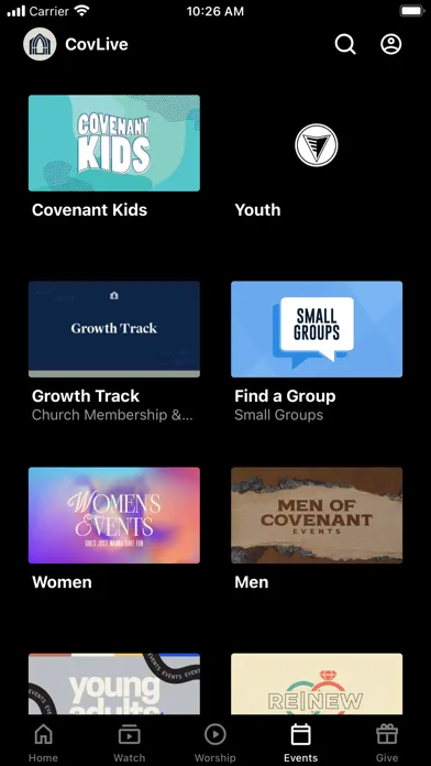 CovLive Screenshots