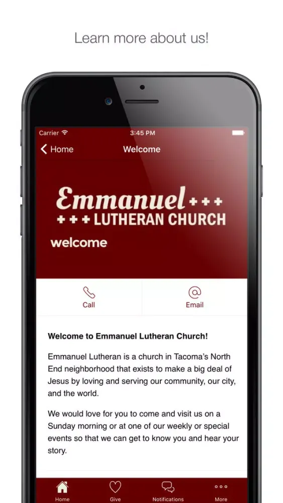 Emmanuel Lutheran 스크린샷