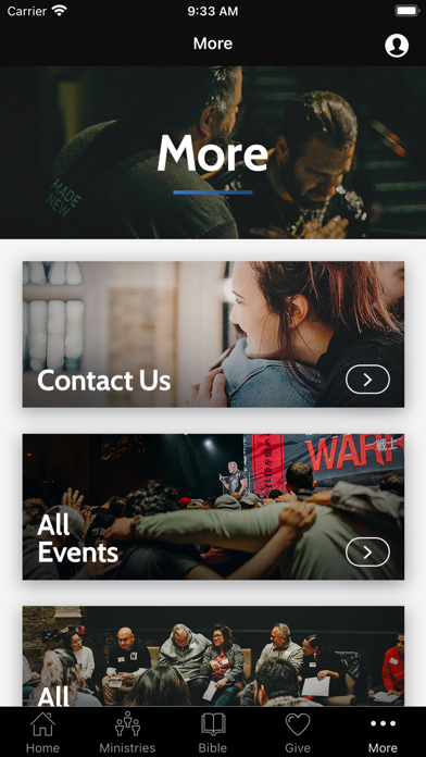 Elevate Life Church App Screenshots