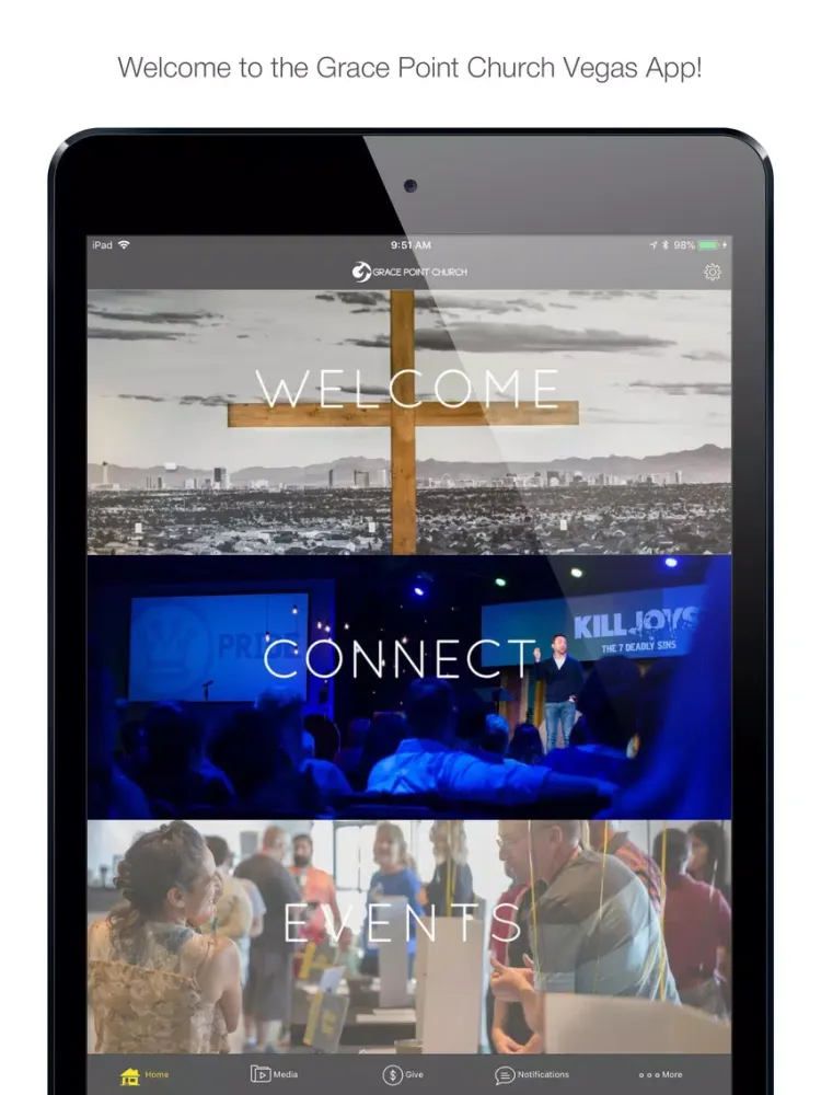 Grace Point Church Vegas iPad  स्क्रीनशॉट