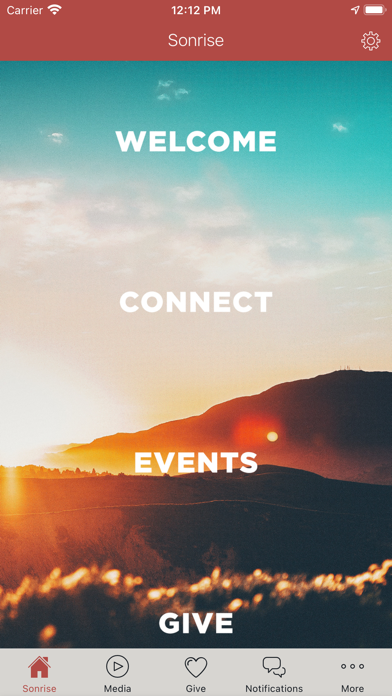 Capturas de tela do Sonrise Church App