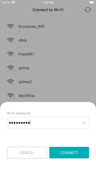Screenshot di EG WiFi Config