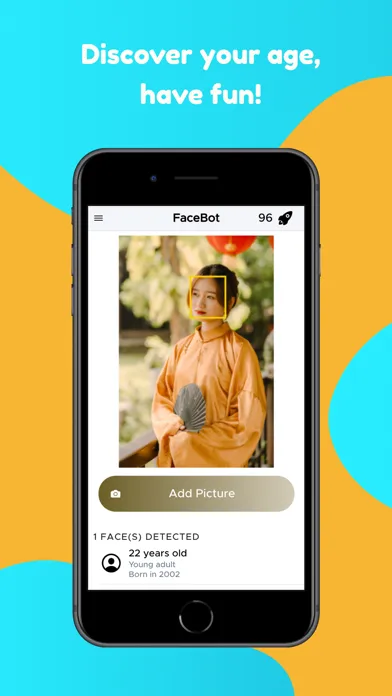 Captures d'écran de FaceBot-How old do i look ?