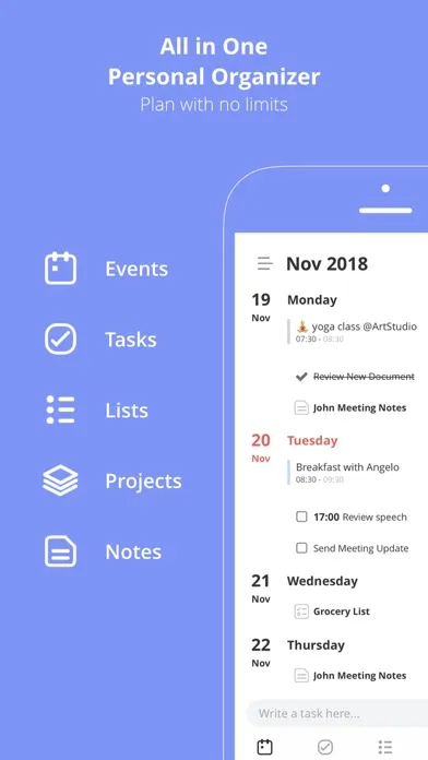 Ảnh chụp màn hình của Edo Agenda