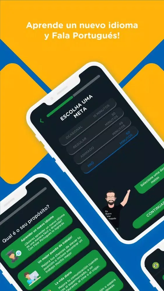 Capturas de pantalla de Fala Portugués