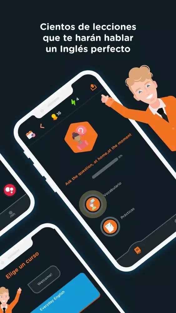 Capturas de tela do Inglés Everyday