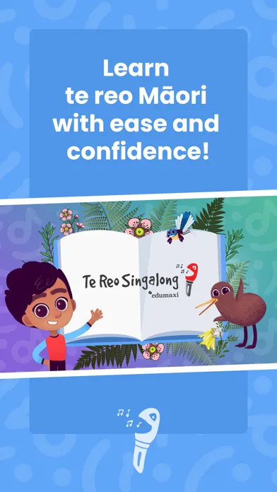 ภาพหน้าจอของ Te Reo Singalong